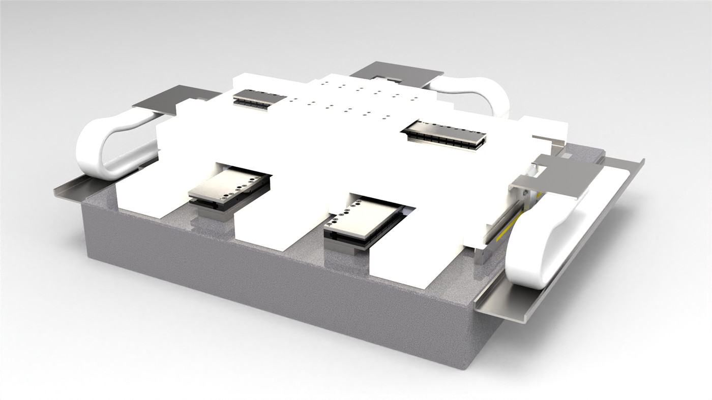 E-ABT-XY-360X360 (Ceramic linear motor stage) XY Air bearing Linear Motor Stage1 (1)