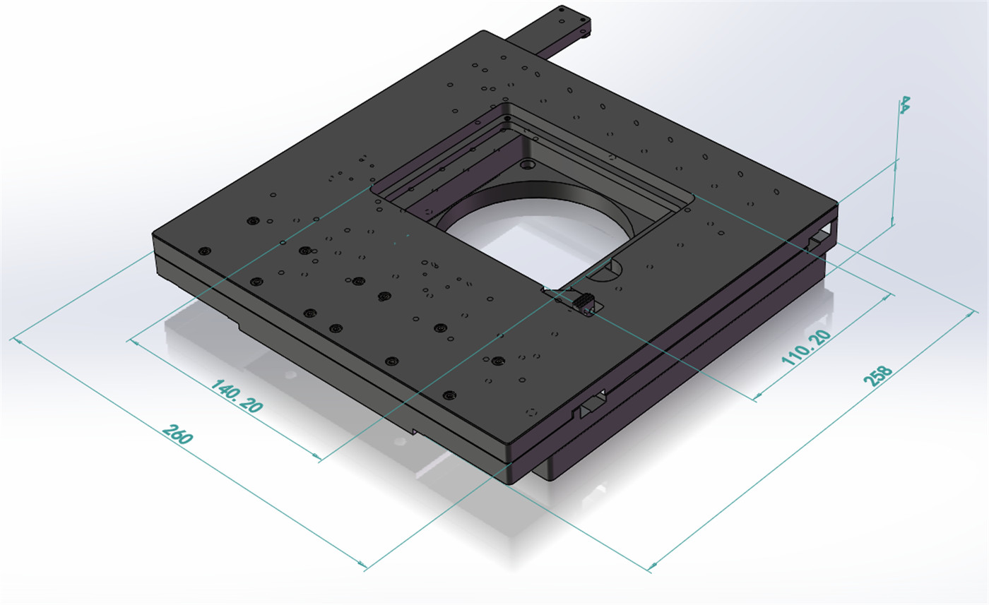 EMSLM-100X100-XY-E50 Upright Industrial Microscope  Linear Motor Stages2